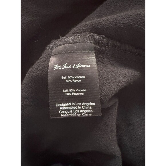 For Love & Lemons Womens S Black Cap Ruffle Mockingbird Shift Dress Babydoll - Picture 5 of 9